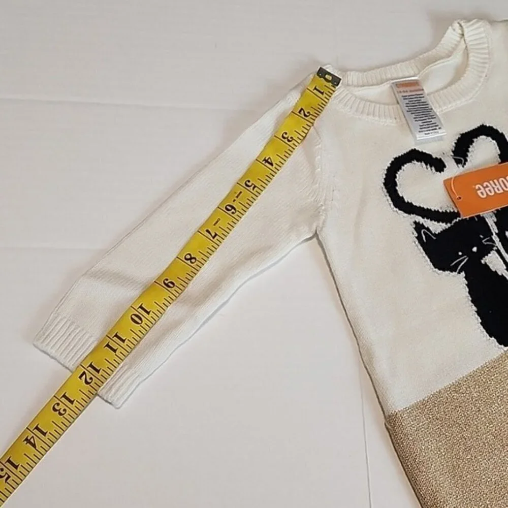 Gymboree City Kitty Sweater Dress 18-24 NEW
